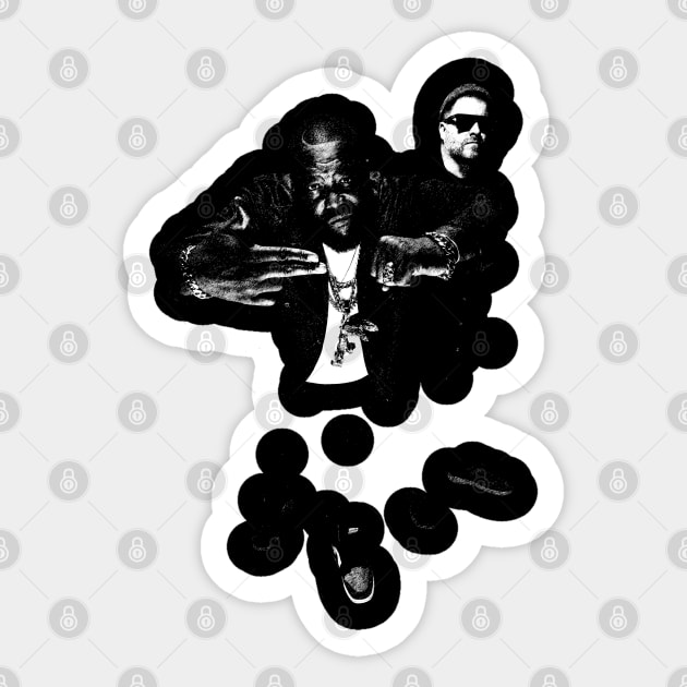 Run The Jewels Retro Portrait Sticker by LEMESGAKPROVE